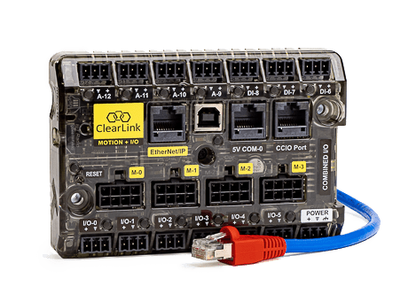 ClearLink motion and I/O controller with no power applied